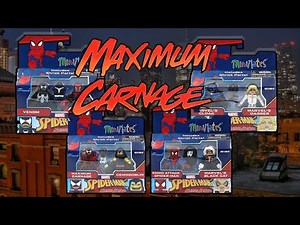 SPIDER-MAN MAXIMUM CARNAGE MINIMATES (Series 73)!!!