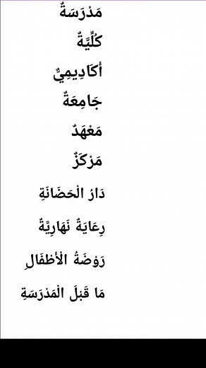 Arabic English useful vocabulary | Easy Arabic & English