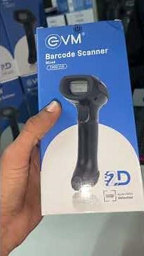 EVM EWBS-018 2D Wired Barcode Scanner 1D/2D QR Code Scanner USB & RS232 300 Scans/sec Plug & Play