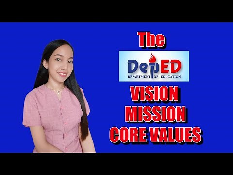 DEPED VISION MISSION AND CORE VALUES | Department of Education Philippines