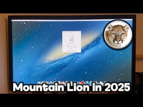 Installing Mac OS X Mountain Lion in 2025!