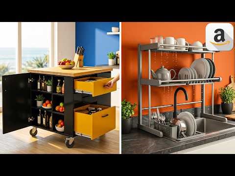 68 Amazon Finds for Small Kitchens & Tiny Countertops That Help Maximize Space!