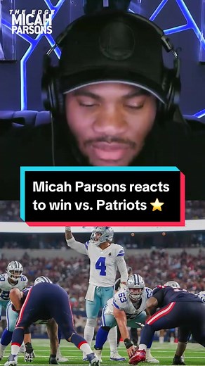 @Micah Aaron Parsons talks getting back in the win column ⭐️ #micahparsons #dallascowboys #newenglandpatriots #billbelichick #nfl