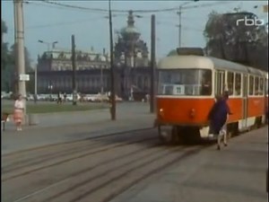 Straßenbahn und Standseilbahn Dresden 1986 DDR Tram