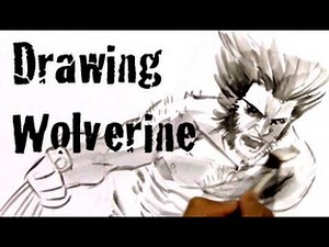 Drawing Wolverine