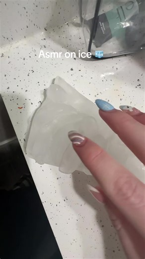 Relaxing ASMR Sounds with Ice