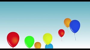 Animated Flying Balloons Blue Background Stock Footage Video (100% Royalty-free) 8111281 | Shutterstock