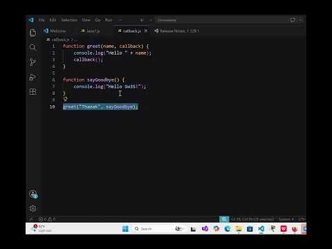 Callback Function in java