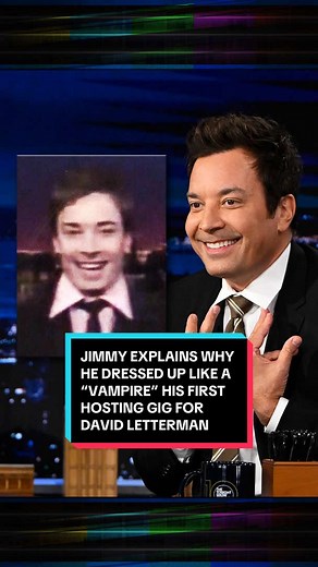 Jimmy Fallon Recalls His Vampire Costume on Letterman