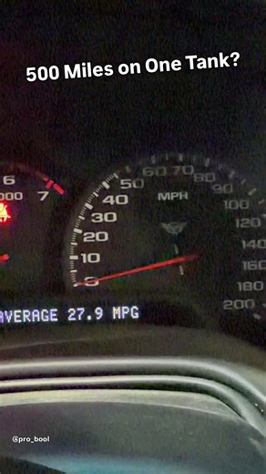 500 Miles on One Tank?
