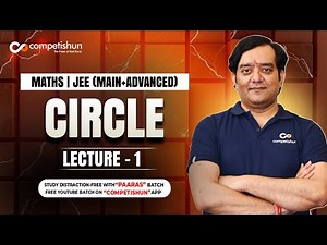 #1- Circle- IIT JEE Maths Online Free video Lectures