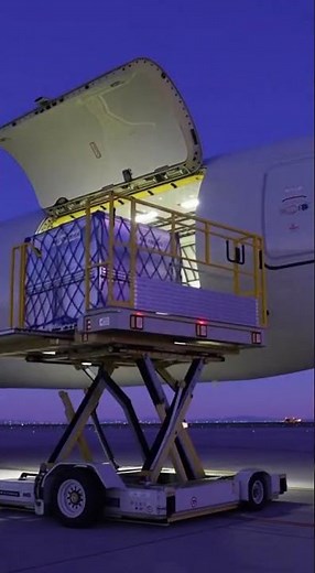 Cargo Aircraft Landing & ULD Loading