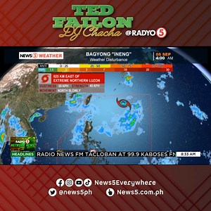 13K views · 180 reactions | #TedFailonandDJChaCha | Tuluyan nang naging bagyo ang low pressure area sa loob ng Philippine Area of Responsibility. For more latest stories, visit us at www.news5.com.ph | 105.9 True FM | Facebook