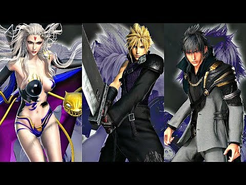 Dissidia Final Fantasy NT - Full Customization (All Costumes & Weapons) All Characters