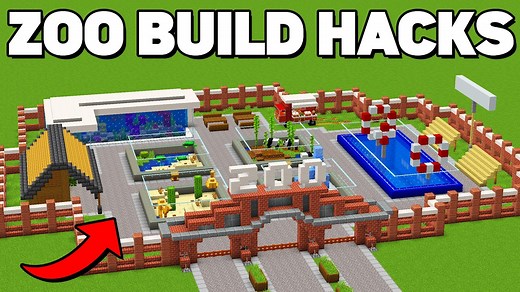 Minecraft: 20  Zoo Build Hacks & Ideas!