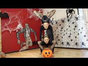 Acro Halloween Dance! | Sam and Teagan