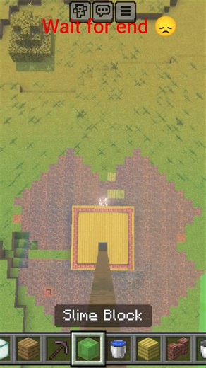 Minecraft mlg king slime and water #minecraft #shorts