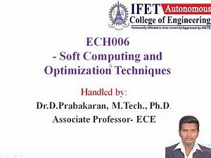 Soft Computing Introduction- Part 1