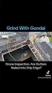 Using a drone for roof inspection can reveal mistakes you might miss from the ground.🛠️