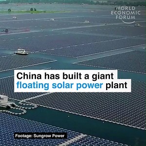 2.7M views · 32K reactions | Producing enough energy to power a small town. Read more: https://wef.ch/2D8ngc1 | World Economic Forum | Facebook