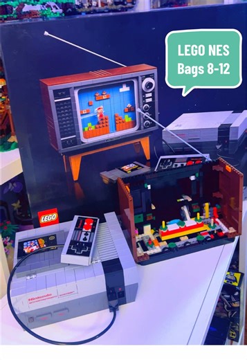 Nintendo Entertainment System @LEGO Set 71374/2646pcs. Bags 8-12 #LEGO #FYP #LEGOcontent #LEGOtiktok #LEGOaddict