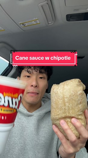 Chipotle Burrito with Cane Sauce: Hot Cheetos Mukbang