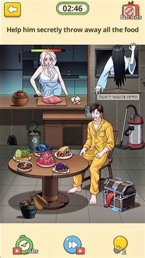 My crazy wife makes alien-tasting food that even ghosts would ignore!! 🍲👻 #gaming #shorts