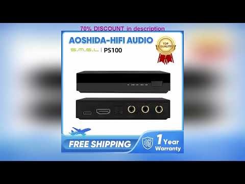A must-have product! SMSL PS100 Multifunctional Audio Converter HDMI ARC ES9023 DAC Chip Audio Con