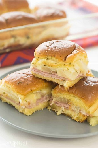 Hawaiian Ham and Pineapple Sliders   RECIPE VIDEO
