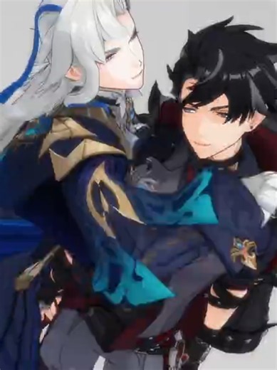 finally trying to figure out mmd effects LOL what better way to do that than with wriolette and enha🤤 motion by 若梦Romy, CicloO & Ueki-YGi, effects by Soboro and hariganeP, and models from hoyoverse #wriolette #wriothesley #neuvillette #mmd #fyp