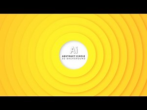 Circle Shape Abstract 3d Background in Adobe Illustrator Tutorial CC 2020 in Hindi | Urdu