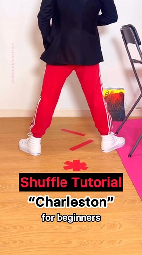 Shuffle tutorial for beginners. Modern Charleston step. #howto #shuffle #charleston | Aleksandr Ivakhnov