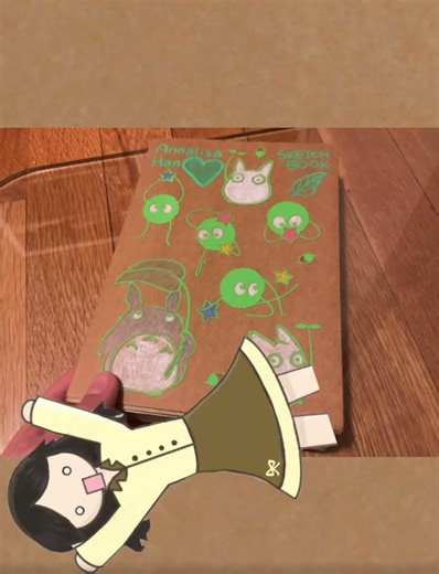 J-Jealous of my stickers? #sticker #sketchbook #diy