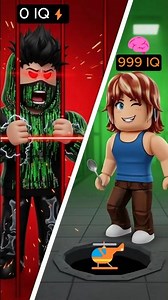 0 IQ Hacker vs 999 IQ Noob: Prison Escape! 🧠🔓 #roblox #shorts #viral