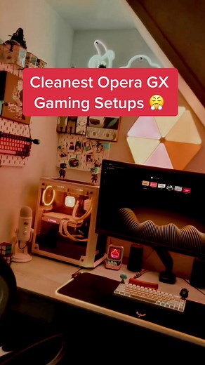Best Opera GX Gaming setups 🤩 #OperaGX #Gaming #Meme #Overwatch #Setup