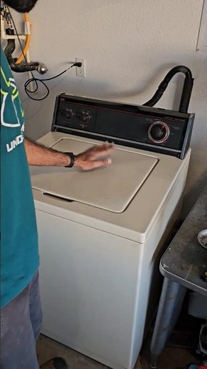 Fixing a washer that is making a clicking noise and not spinning. #diy #repair #shorts