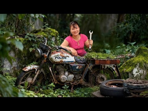 FULLY Restoration Abandoned POLICE Motorcycle | Restoring a Forgotten Motorcycle Found for 40 Years