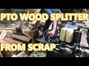 PTO Drive Wood Splitter From Junk