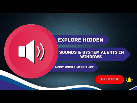 Explore Hidden Sounds & System Alerts in Windows Most Users Miss This!