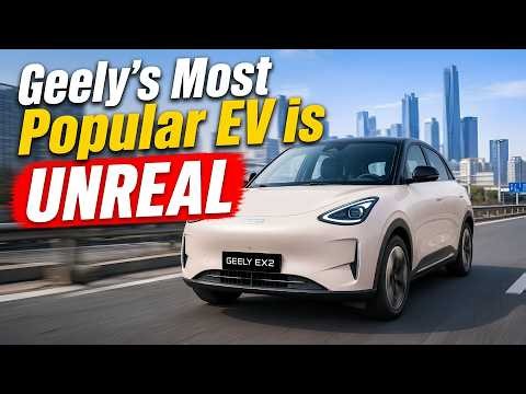 NEW Geely Ex2 (China's Best Selling EV) Gets 480km Range for $12,000