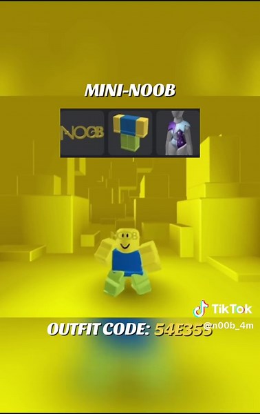 Ideas de skins Noob para Roblox: ¡Dale like!