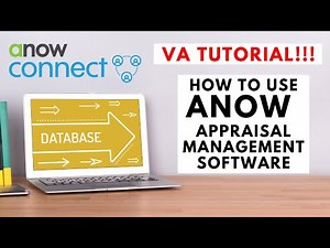 HOW TO USE ANOW APPRAISAL MANAGEMENT SOFTWARE | ANOW TUTORIAL