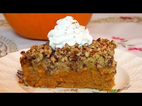 Pumpkin Pecan Crunch "Dump Cake" | Thanksgiving Dessert | Holiday Recipes