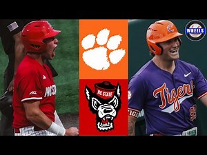 #2 Clemson vs #25 NC State (G1) | 2025 College Baseball Highlights