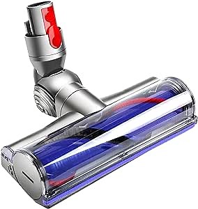 Chuancheng Direct Drive Cleaner Head Turbine Floor Tool for Dyson V7 V8 V10 V11 V15 Cyclone Cordless Vacuum Cleaner, Motorhead Cleaner Head Brush Turbine Tool, Replacement Part 967483-04