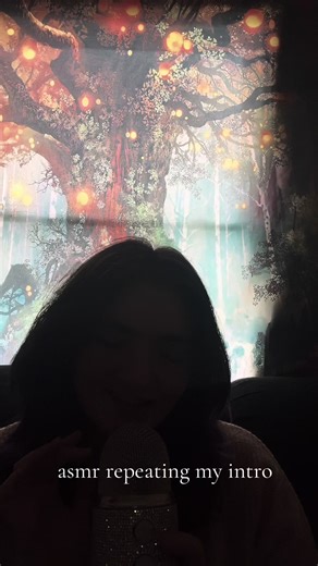 asmr repeating my intro #fyp #asmr #relax #asmrsounds #sleep