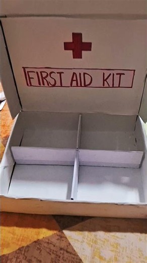 diy first aid kit #ytshorts #handmade #diy #firstaidkit #box