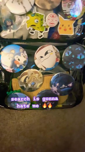 there’s 20+ pins on my bag rn lmao #silly #backpack #school #pins #weirdkid