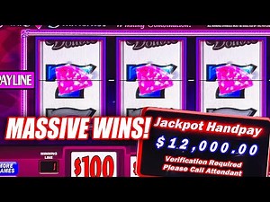 CLASSIC PINK DIAMOND SLOT MACHINE PAYS MASSIVE JACKPOTS! ★ INSANE JACKPOT AFTER JACKPOT WINS!