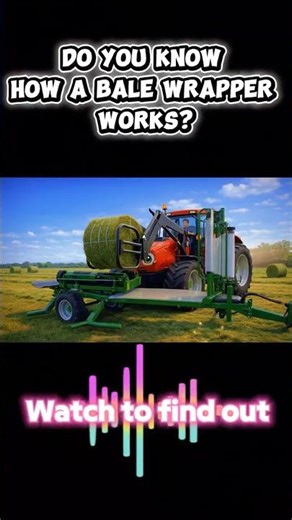 How Does a Bale Wrapper Work? 🚜 | JJ The Farmer